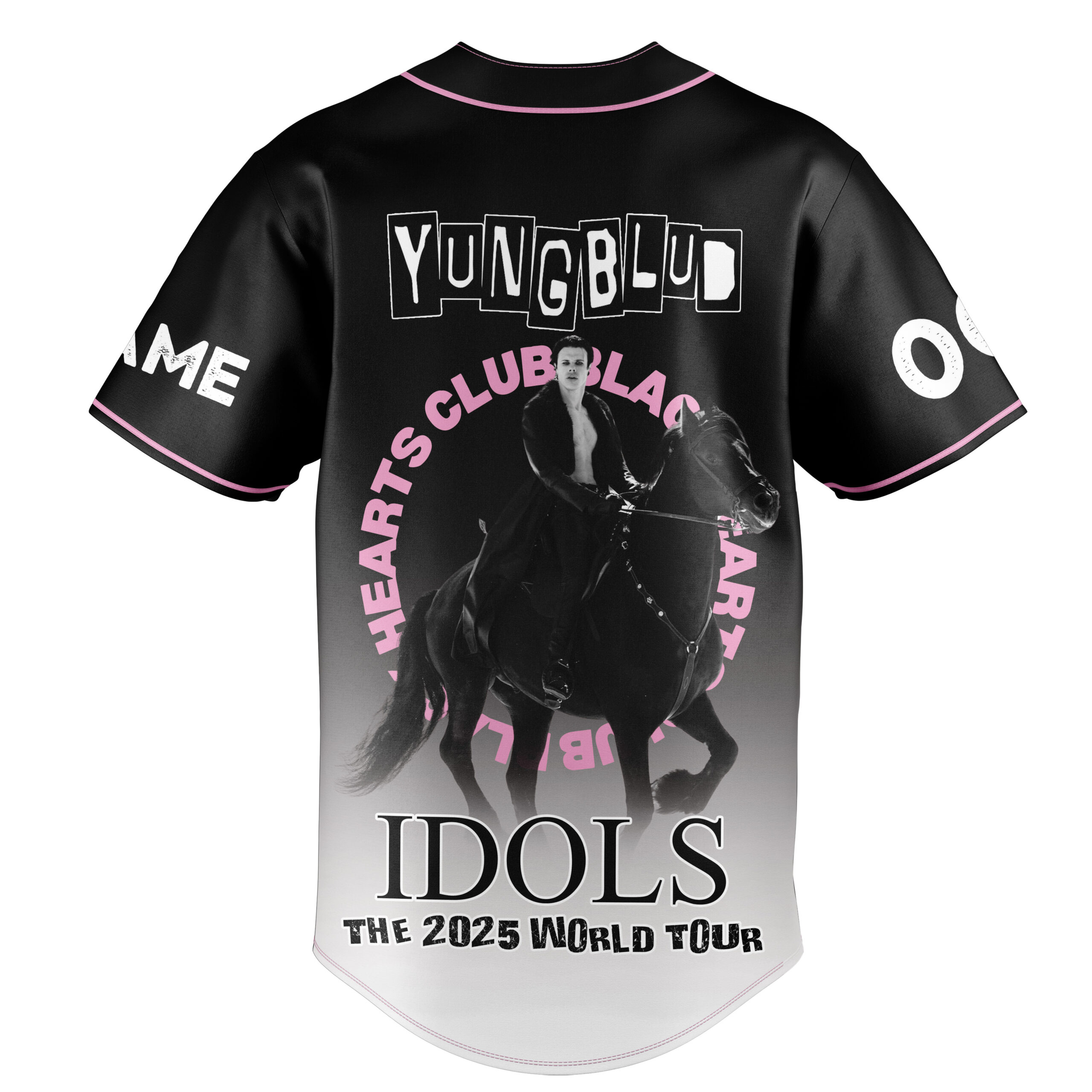 Yungblud Idols The 2025 World Tour Personalized Baseball Jersey Yungblud Idols The 2025 World Tour Personalized Baseball Jersey