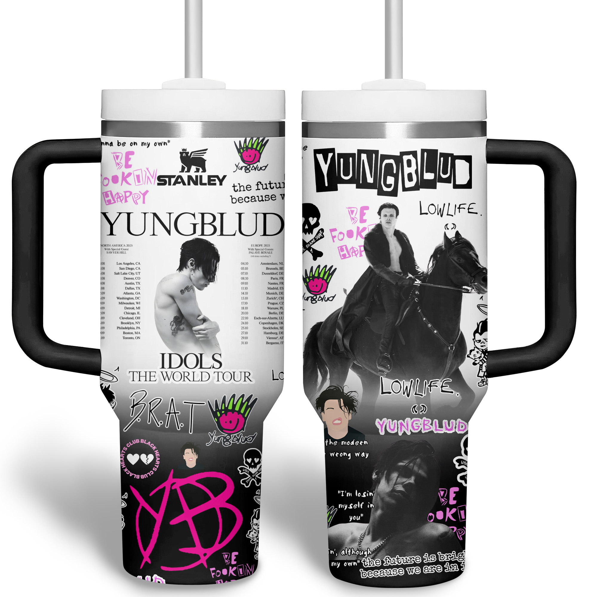 Yungblud Idols The 2025 World Tour Special Stanley Tumbler Yungblud Idols The 2025 World Tour Special Stanley Tumbler