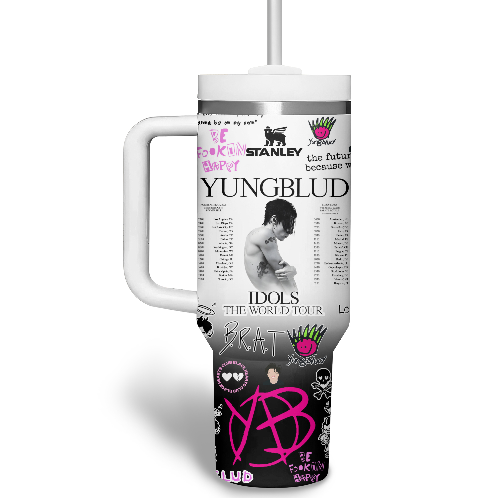 Yungblud Idols The 2025 World Tour Special Stanley Tumbler Yungblud Idols The 2025 World Tour Special Stanley Tumbler