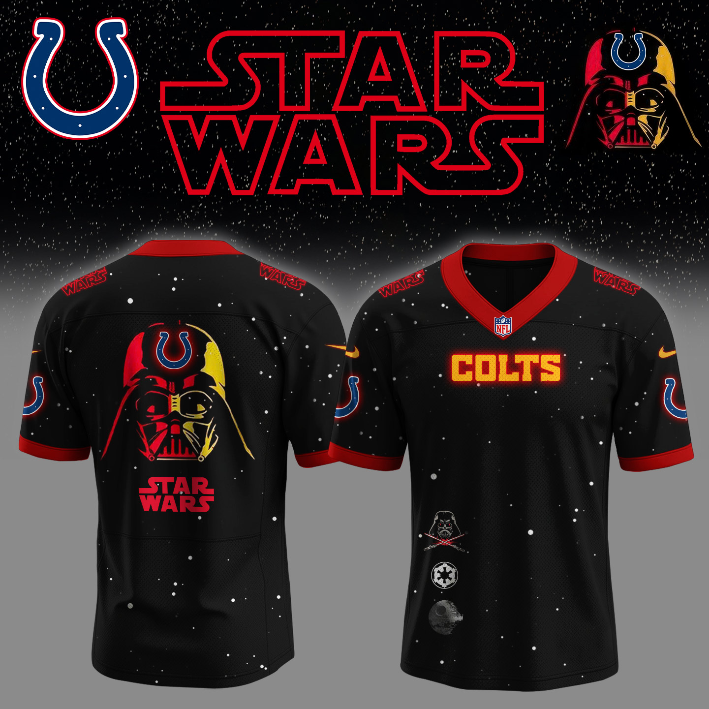 Indianapolis Colts NFL x Star Wars Night 2025 Football Jersey Indianapolis Colts NFL x Star Wars Night 2025 Football Jersey