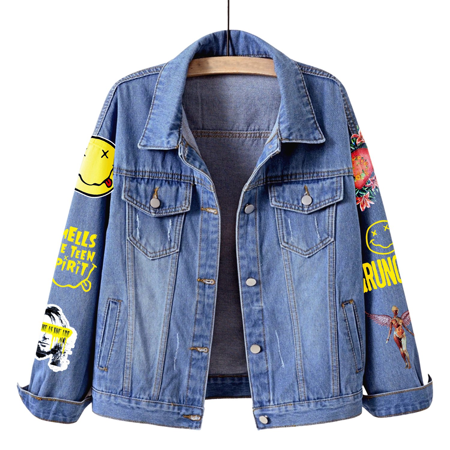 Nirvana "Smells Like Teen Spirit" 2025 Denim Jacket Nirvana "Smells Like Teen Spirit" 2025 Denim Jacket