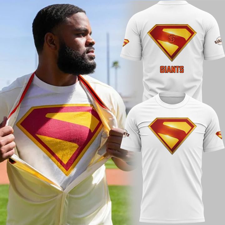 San Francisco Giants Superman Night Limited Hero Edition White Tee San Francisco Giants Superman Night Limited Hero Edition White Tee