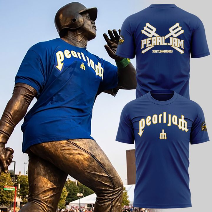 Seattle Mariners Pearl Jam Ten Club Night Special Tee Seattle Mariners Pearl Jam Ten Club Night Special Tee