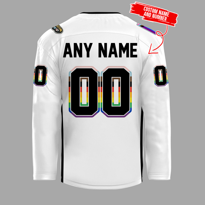 Anaheim Ducks x Pride Night 2025 Premium Hockey Jersey Anaheim Ducks x Pride Night 2025 Premium Hockey Jersey