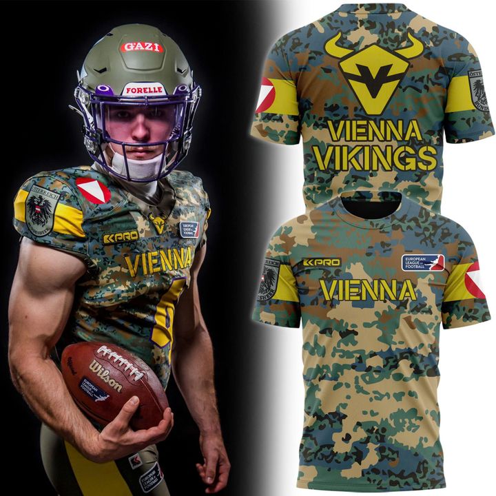 Vienna Vikings x Salute to Service 2025 Premium Shirt Vienna Vikings x Salute to Service 2025 Premium Shirt