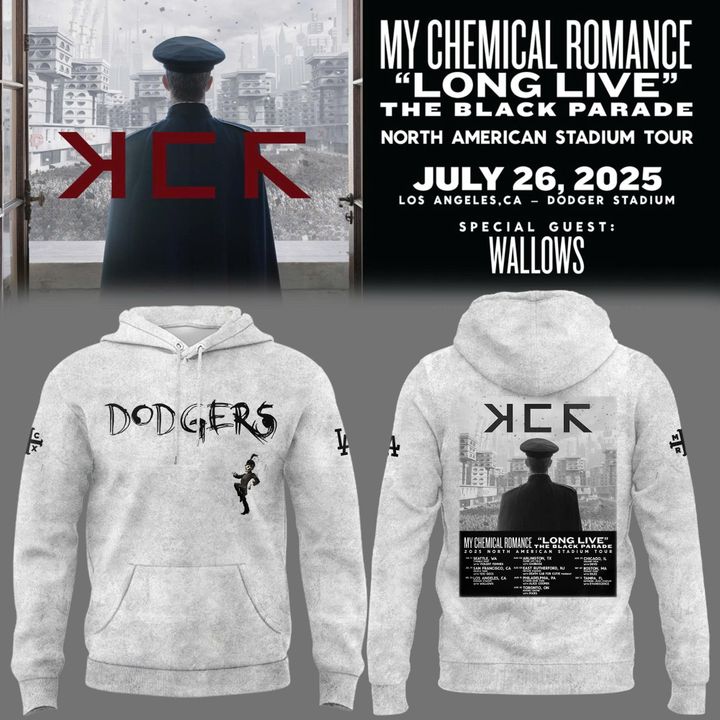 Los Angeles Dodgers x My Chemical Romance "The Black Parade Tour" Special Hoodie Los Angeles Dodgers x My Chemical Romance "The Black Parade Tour" Special Hoodie