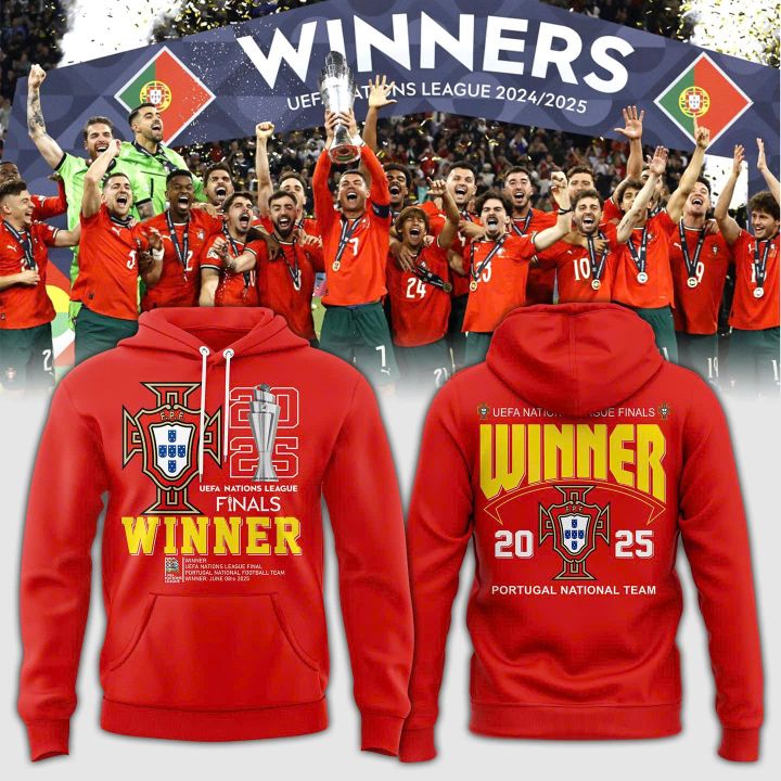Portugal UEFA Nations League Champions 2025 Special Edition Hoodie Portugal UEFA Nations League Champions 2025 Special Edition Hoodie