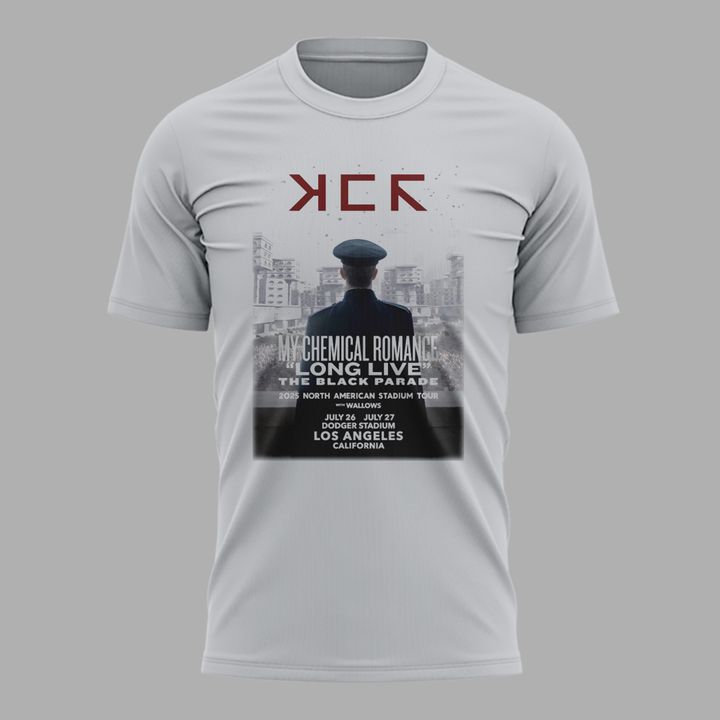 LA Dodgers x MCR Long Live The Black Parade Tour Shirt 2025 LA Dodgers x MCR Long Live The Black Parade Tour Shirt 2025