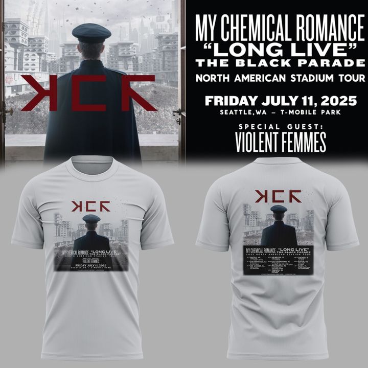 Seattle Mariners x My Chemical Romance Tour 2025 Shirt Seattle Mariners x My Chemical Romance Tour 2025 Shirt