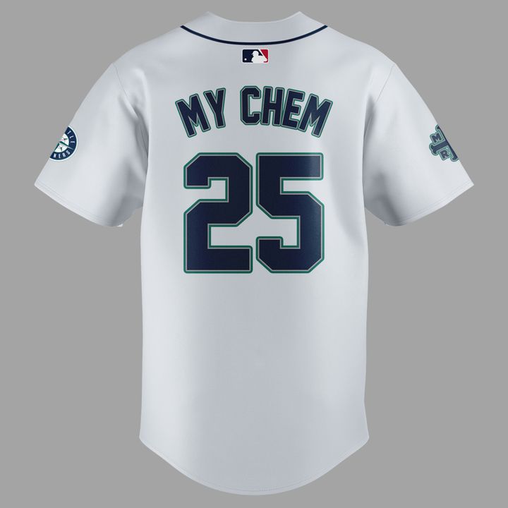 Seattle Mariners x My Chemical Romance : Long Live The Black Parade Tour Special Baseball Jersey Seattle Mariners x My Chemical Romance : Long Live The Black Parade Tour Special Baseball Jersey