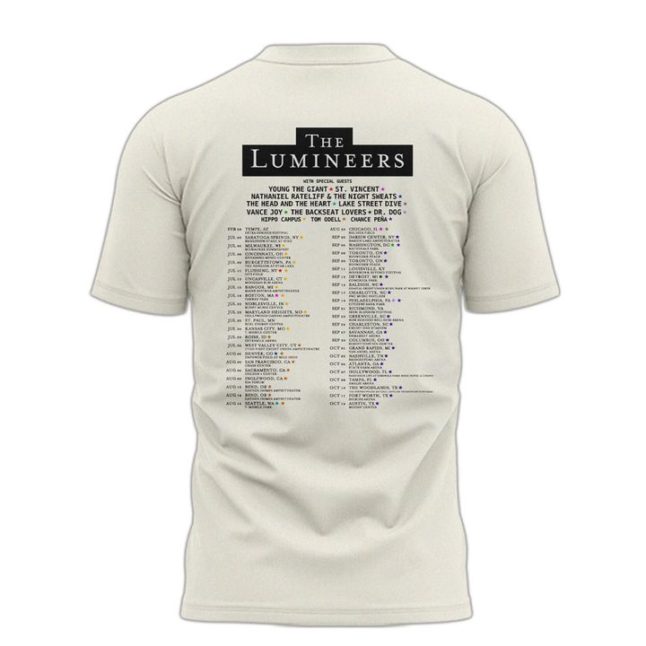 Detroit Tigers x The Lumineers âÂÂAutomatic World Tourâ Special Tee Detroit Tigers x The Lumineers âÂÂAutomatic World Tourâ Special Tee