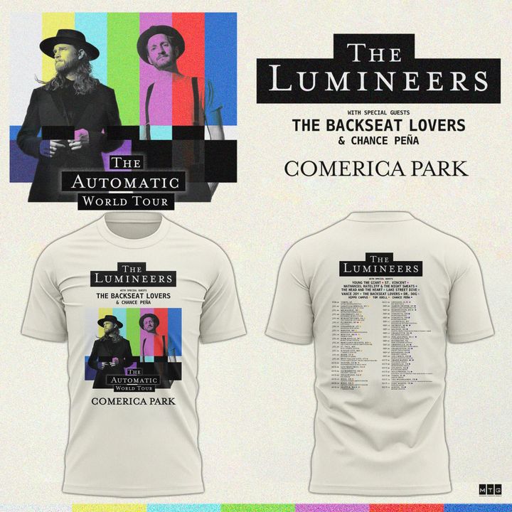 Detroit Tigers x The Lumineers âÂÂAutomatic World Tourâ Special Tee Detroit Tigers x The Lumineers âÂÂAutomatic World Tourâ Special Tee