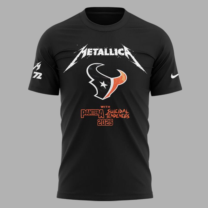 Houston Texans x M72 World Tour With Pantera And Suicidal Tendencies Tee Houston Texans x M72 World Tour With Pantera And Suicidal Tendencies Tee