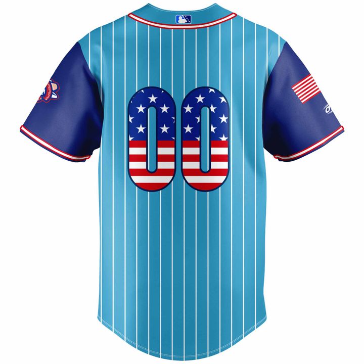 El Paso Chihuahuas Stars & Stripes 2025 Special Baseball Jersey El Paso Chihuahuas Stars & Stripes 2025 Special Baseball Jersey
