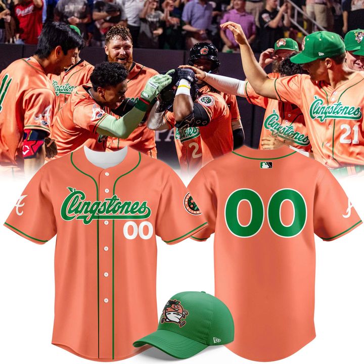 Columbus Clingstones x Peach 2025 Personalized Baseball Jersey Columbus Clingstones x Peach 2025 Personalized Baseball Jersey