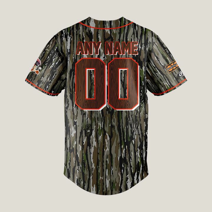 Boise Battle Beavers Baseball Camo Custom Baseball Jersey Boise Battle Beavers Baseball Camo Custom Baseball Jersey