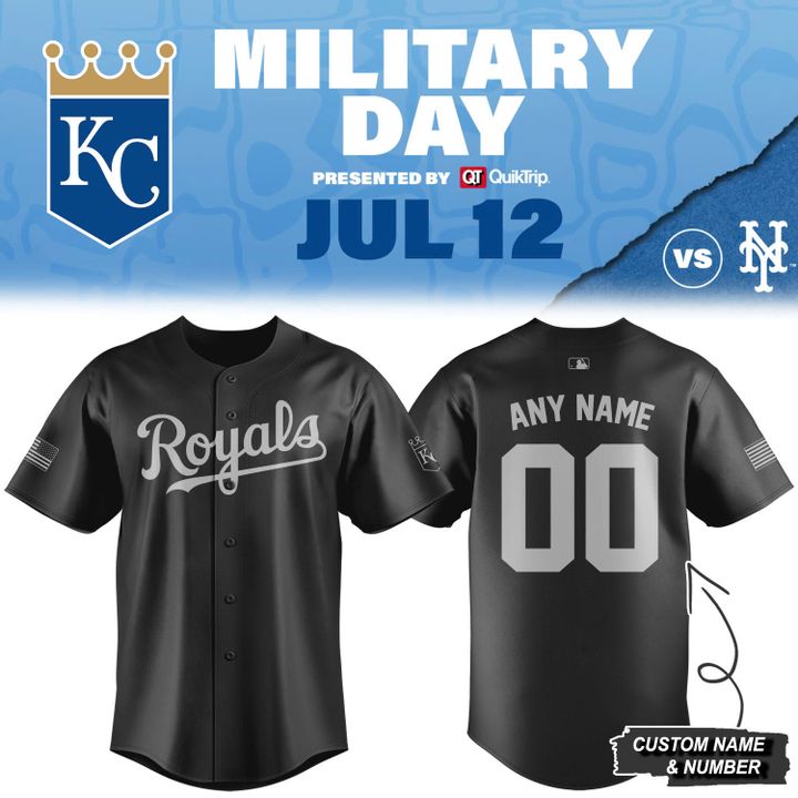 Kansas City Royals x Military Day Special Baseball Jersey 2025 Kansas City Royals x Military Day Special Baseball Jersey 2025