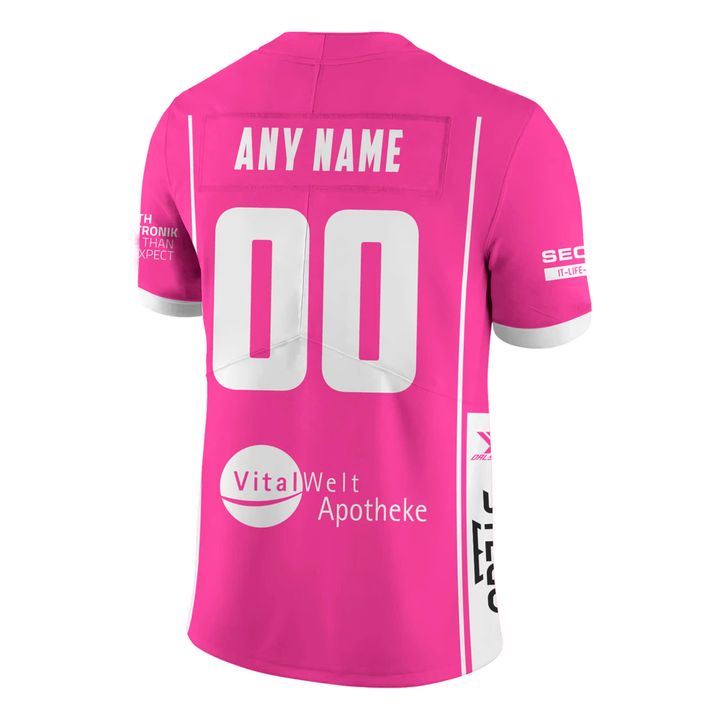 SchwaÃÂbisch Hall Unicorns Pink Bowl Limited Football Jersey 2025 SchwaÃÂbisch Hall Unicorns Pink Bowl Limited Football Jersey 2025