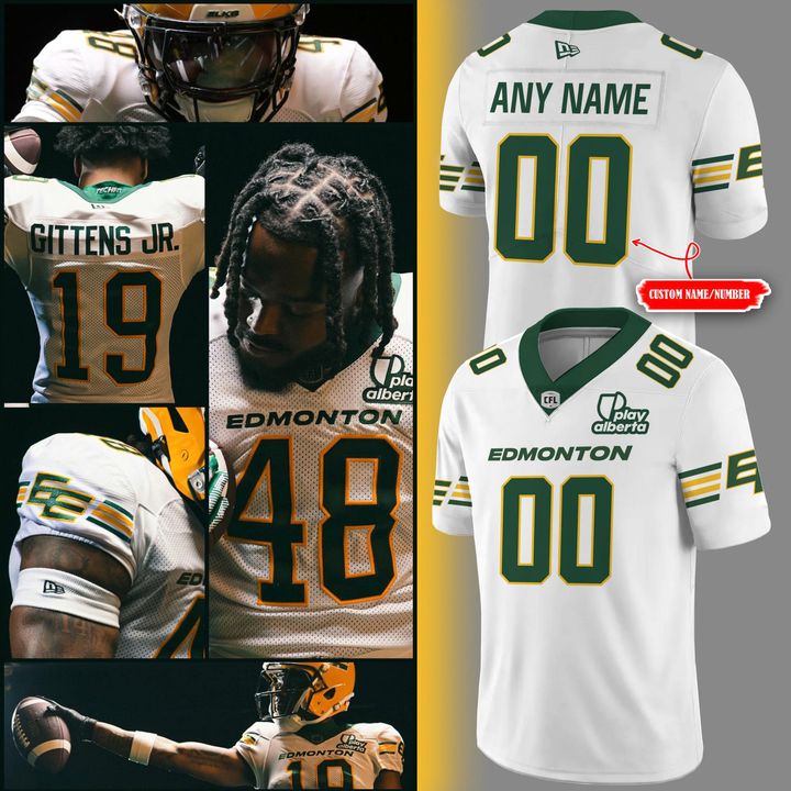 Edmonton Elks 2025 Away New Premium Football Jersey Edmonton Elks 2025 Away New Premium Football Jersey