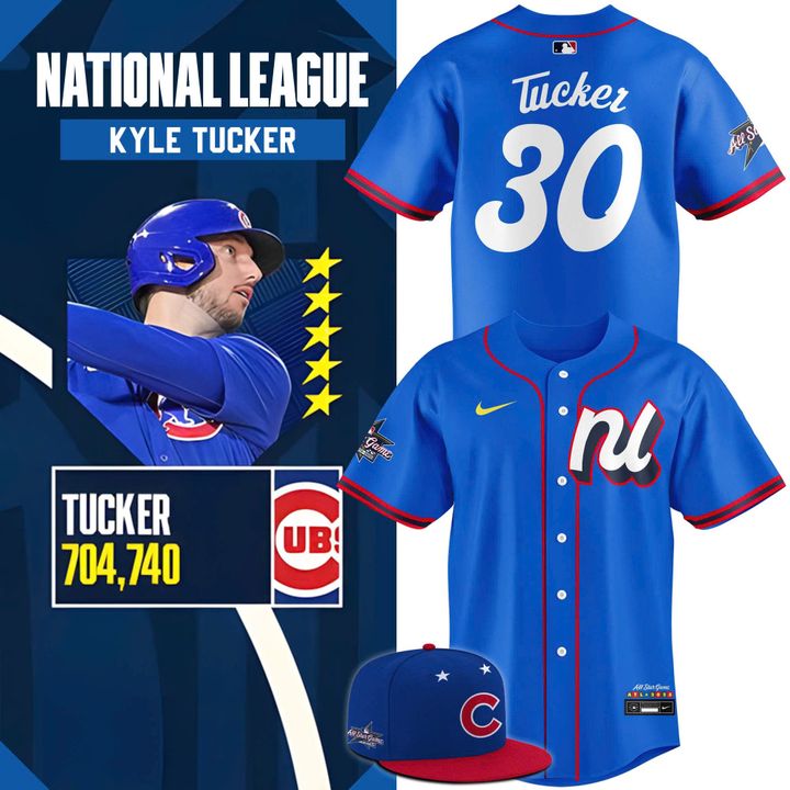 Kyle Tucker Chicago Cubs 2025 MLB All-Star Game Baseball Jersey Kyle Tucker Chicago Cubs 2025 MLB All-Star Game Baseball Jersey
