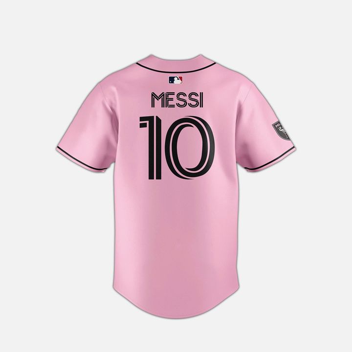 Inter Miami CF x MLB Club World Cup 2025 Pink Baseball Jersey Inter Miami CF x MLB Club World Cup 2025 Pink Baseball Jersey