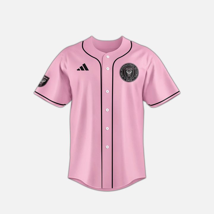 Inter Miami CF x MLB Club World Cup 2025 Pink Baseball Jersey Inter Miami CF x MLB Club World Cup 2025 Pink Baseball Jersey