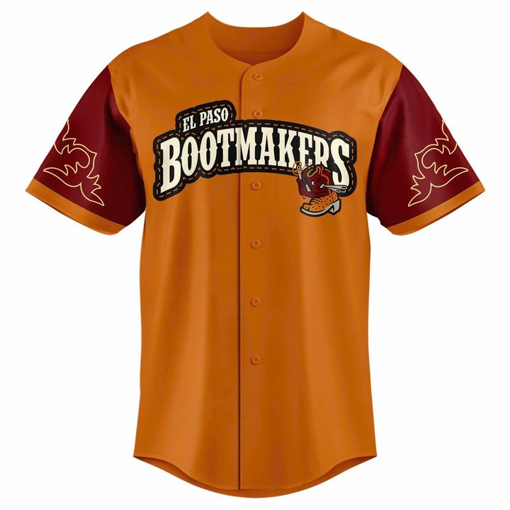 El Paso Chihuahuas x 2025 Bootmakers Specialty Baseball Jersey El Paso Chihuahuas x 2025 Bootmakers Specialty Baseball Jersey
