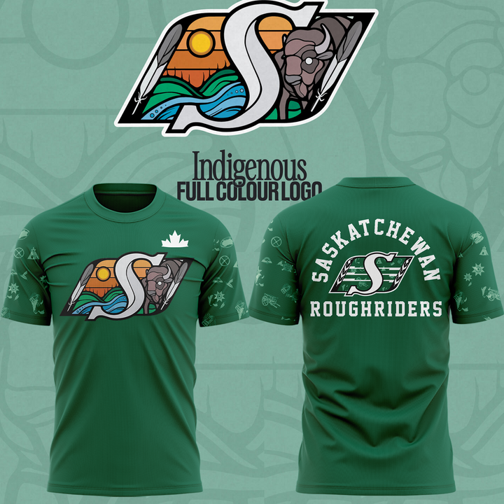 Saskatchewan Roughriders 2025 Indigenous Heritage Special Tee Saskatchewan Roughriders 2025 Indigenous Heritage Special Tee