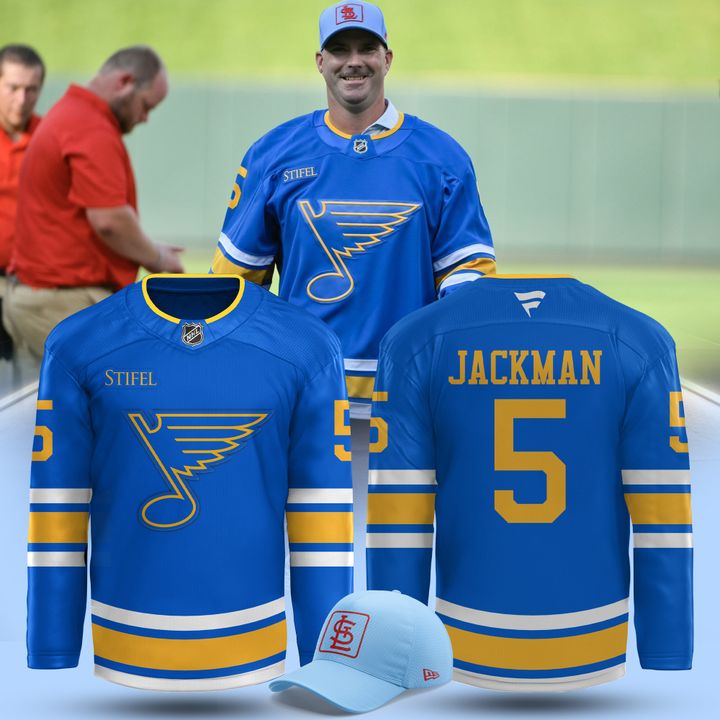 St. Louis Blues x Jackman Limited Edition Hockey Jersey St. Louis Blues x Jackman Limited Edition Hockey Jersey