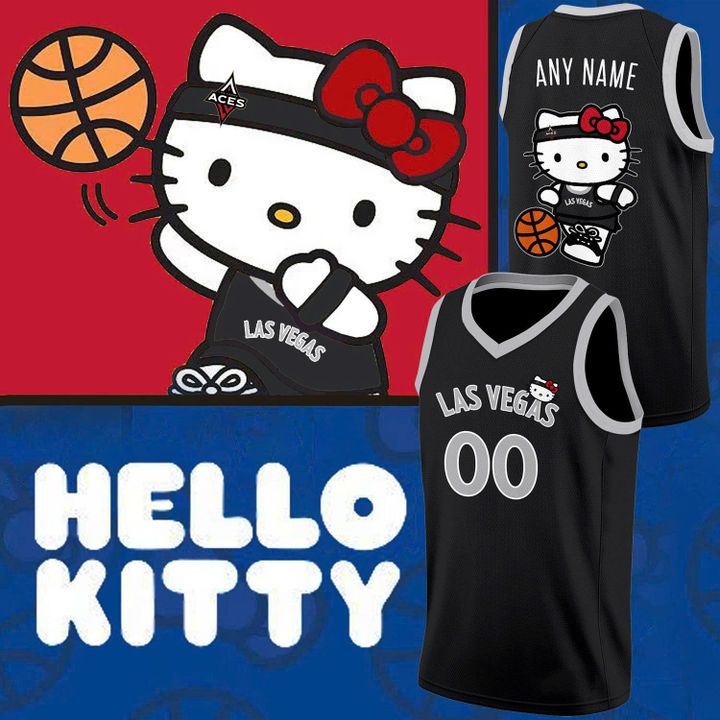 Las Vegas Aces Sweet Style Kitty Charm Jersey - Limited Edition Las Vegas Aces Sweet Style Kitty Charm Jersey - Limited Edition