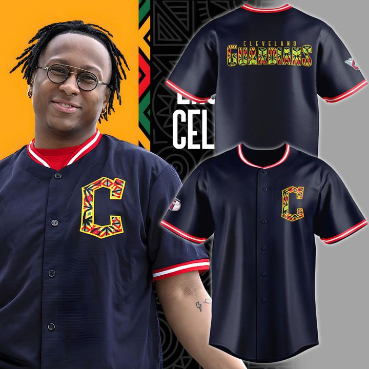 Cleveland Guardians Black Excellence Celebration Baseball Jersey Cleveland Guardians Black Excellence Celebration Baseball Jersey