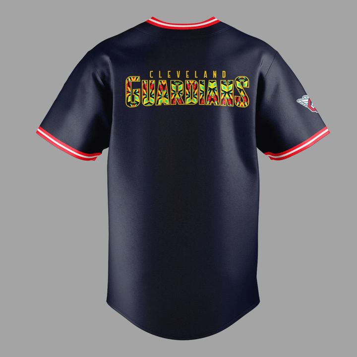 Cleveland Guardians Black Excellence Celebration Baseball Jersey Cleveland Guardians Black Excellence Celebration Baseball Jersey