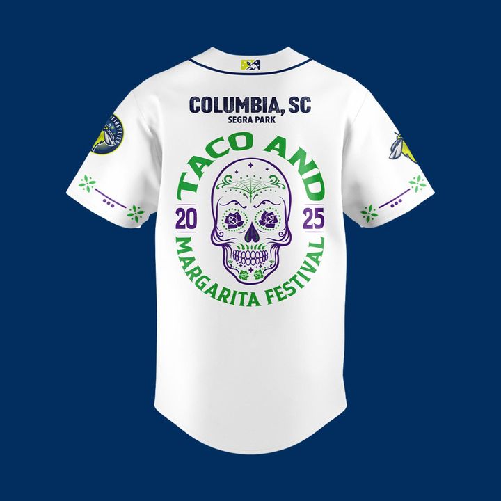 Columbia Fireflies Margarita Festival 2025 Limited Edition Jersey Columbia Fireflies Margarita Festival 2025 Limited Edition Jersey