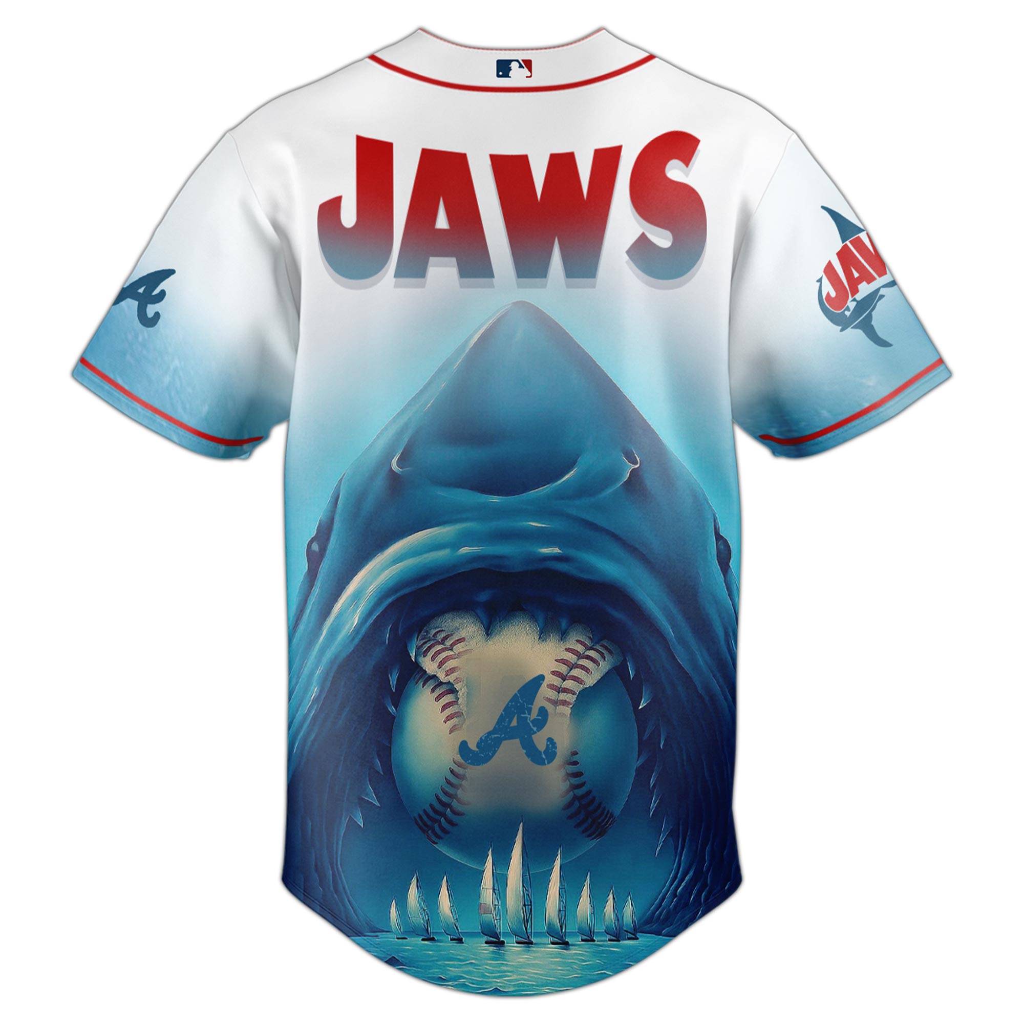 Atlanta Braves MLB x JAWS 50th Anniversary Jersey 2025 Atlanta Braves MLB x JAWS 50th Anniversary Jersey 2025
