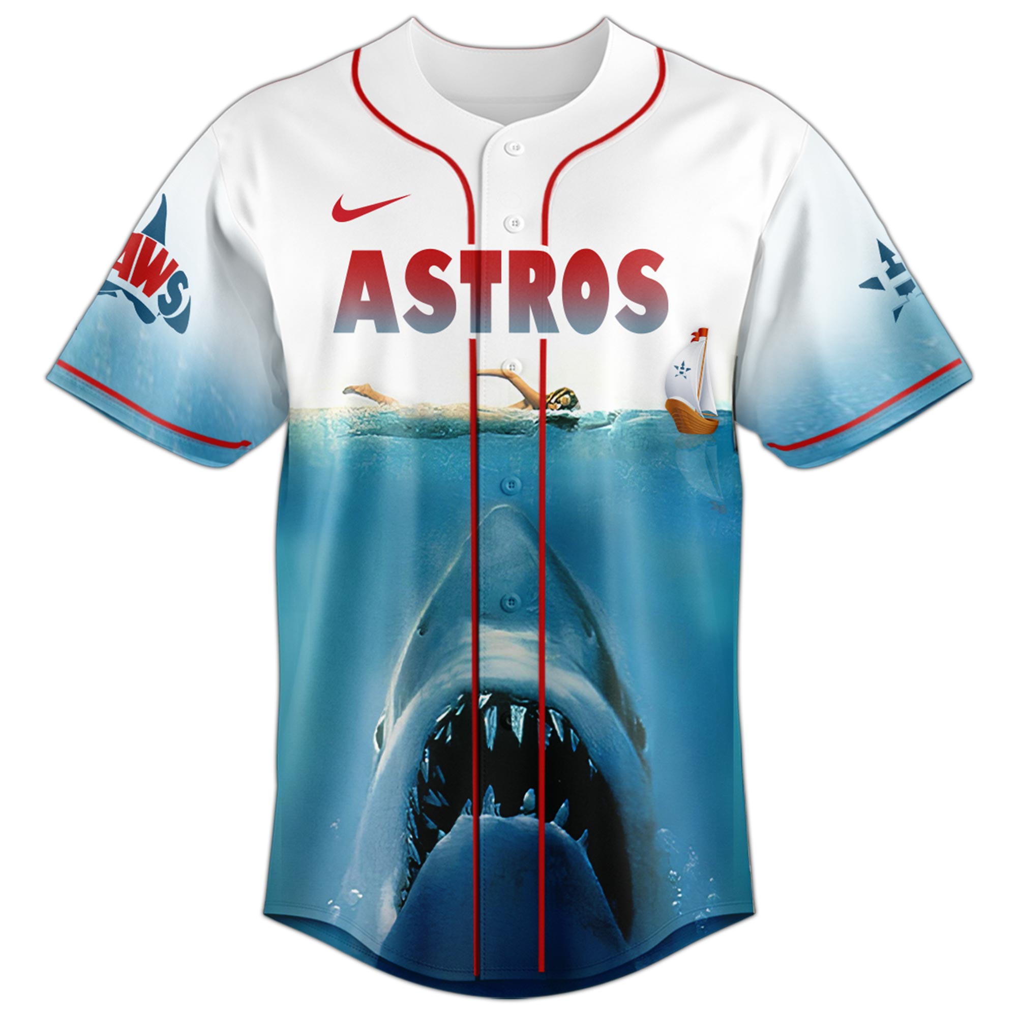 Houston Astros MLB x JAWS 50th Anniversary Jersey 2025 Houston Astros MLB x JAWS 50th Anniversary Jersey 2025