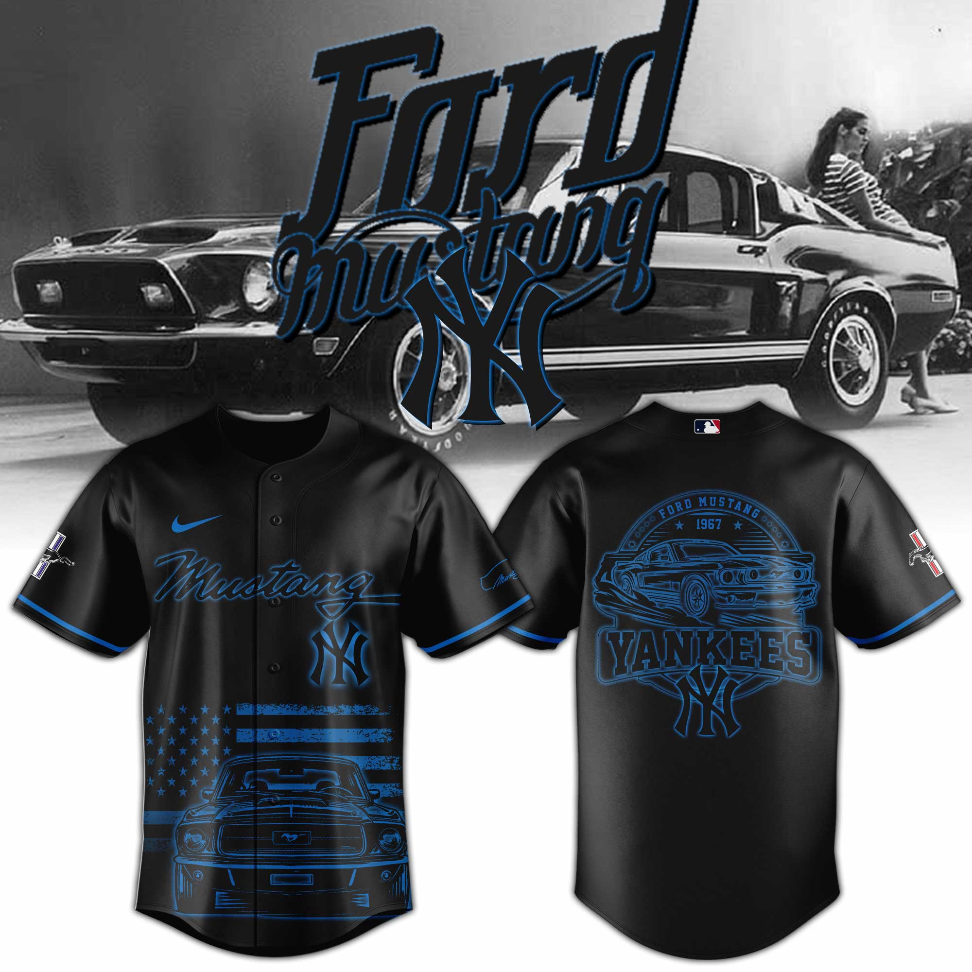 New York Yankees x Mustang Limited Edition Jersey New York Yankees x Mustang Limited Edition Jersey