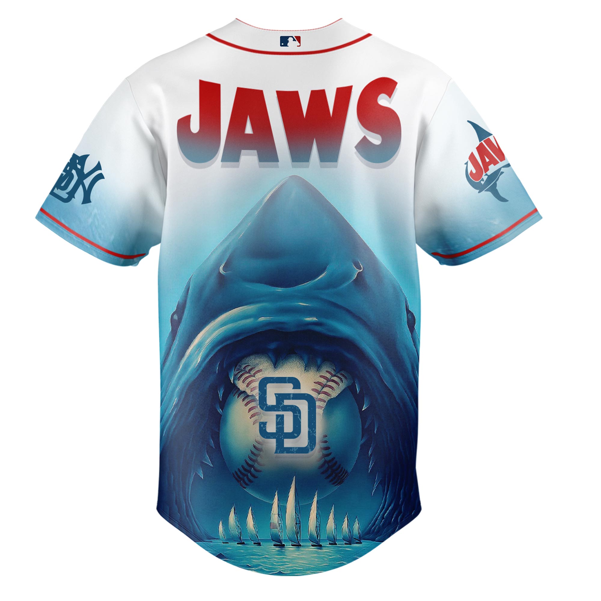 San Diego Padres MLB x JAWS 50th Anniversary Jersey 2025 San Diego Padres MLB x JAWS 50th Anniversary Jersey 2025
