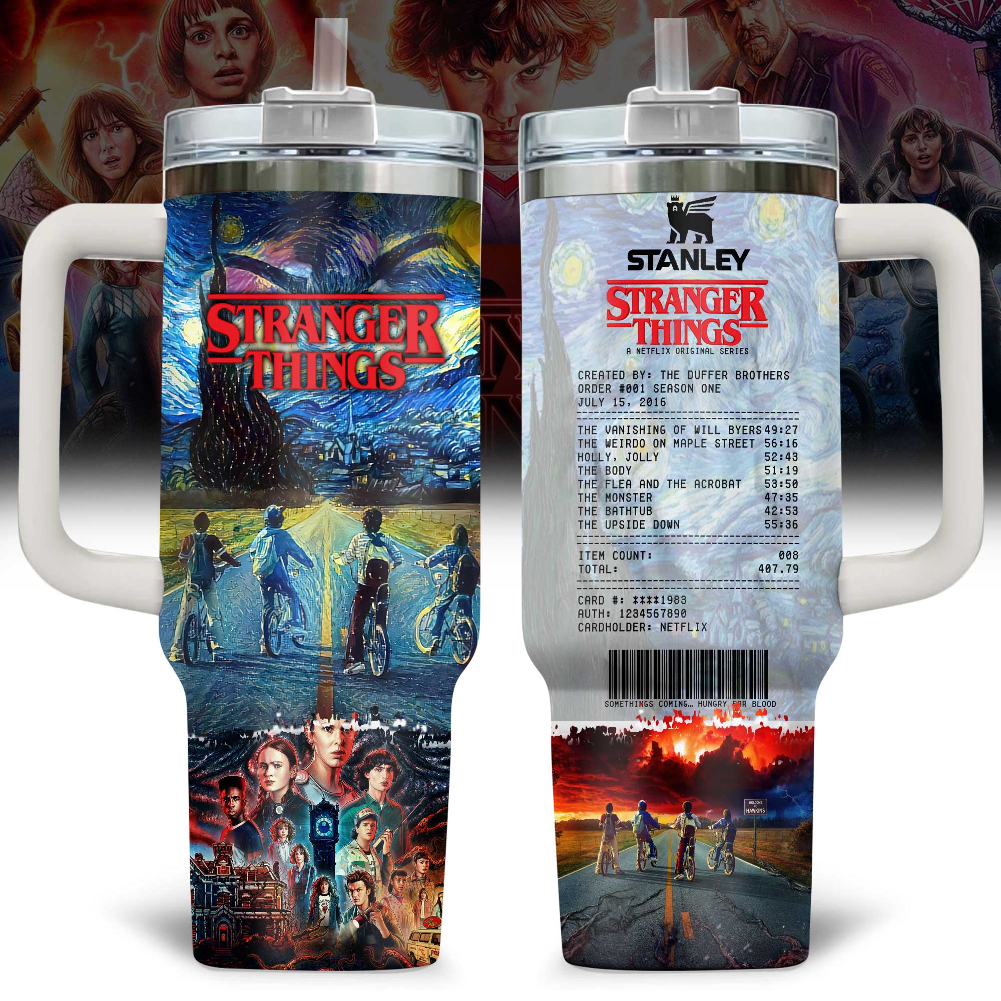 Stranger Things TV Series 2025 Limited Edition Stanley Tumbler Stranger Things TV Series 2025 Limited Edition Stanley Tumbler