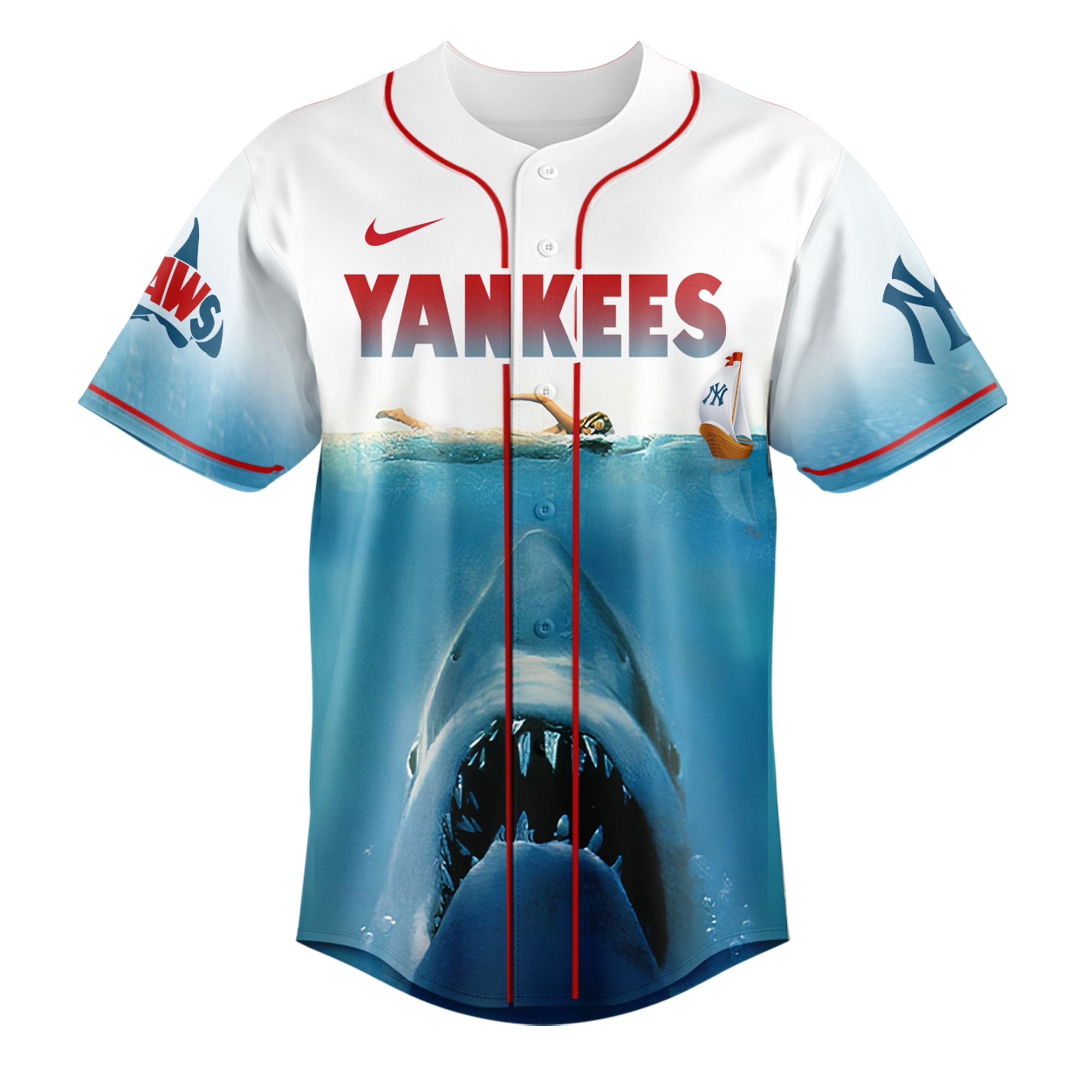 New York Yankees MLB x JAWS 50th Anniversary Jersey 2025 New York Yankees MLB x JAWS 50th Anniversary Jersey 2025