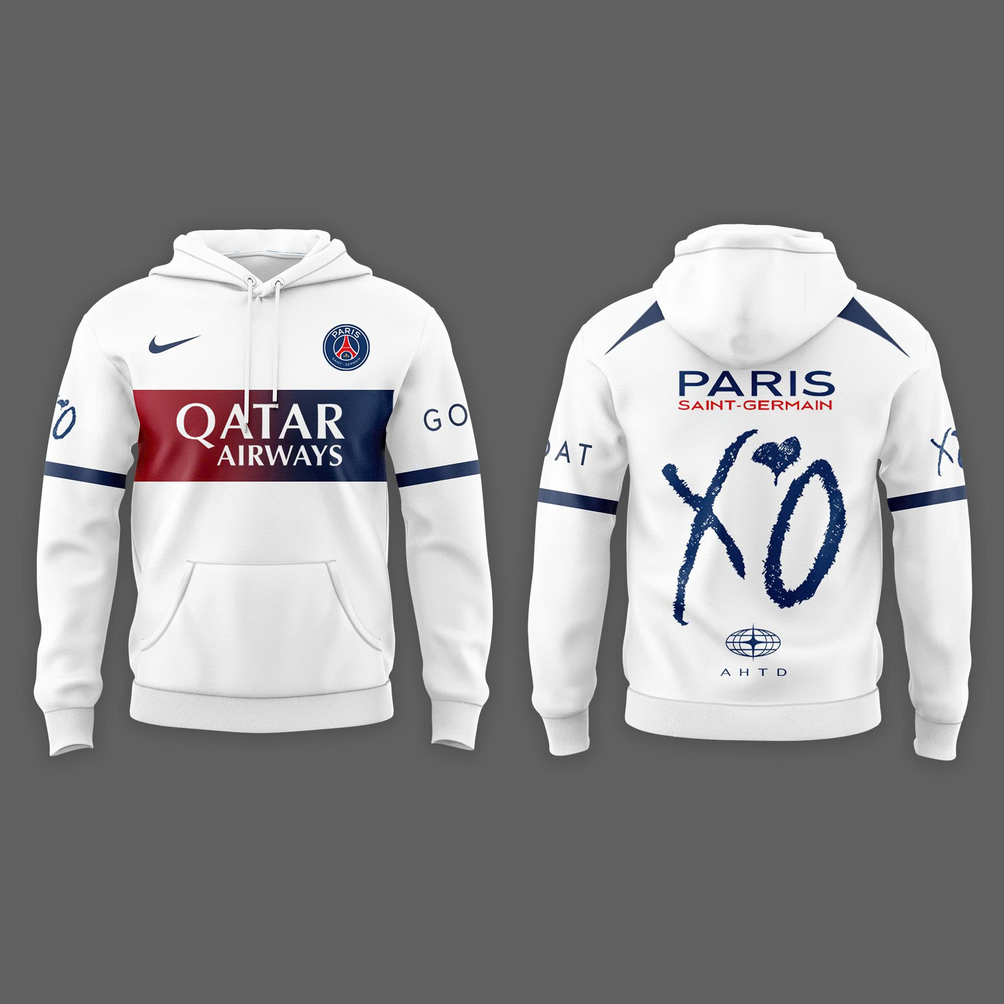 Paris Saint-Germain x XO Away Kits Design Special Edition Hoodie Paris Saint-Germain x XO Away Kits Design Special Edition Hoodie