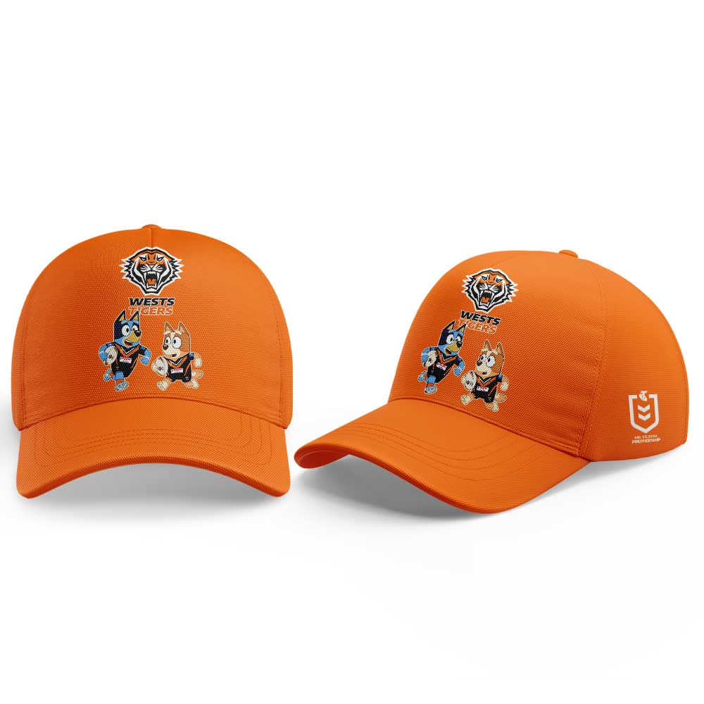 Wests Tigers NRL x Bluey and Bingo 2025 Shirt Wests Tigers NRL x Bluey and Bingo 2025 Shirt