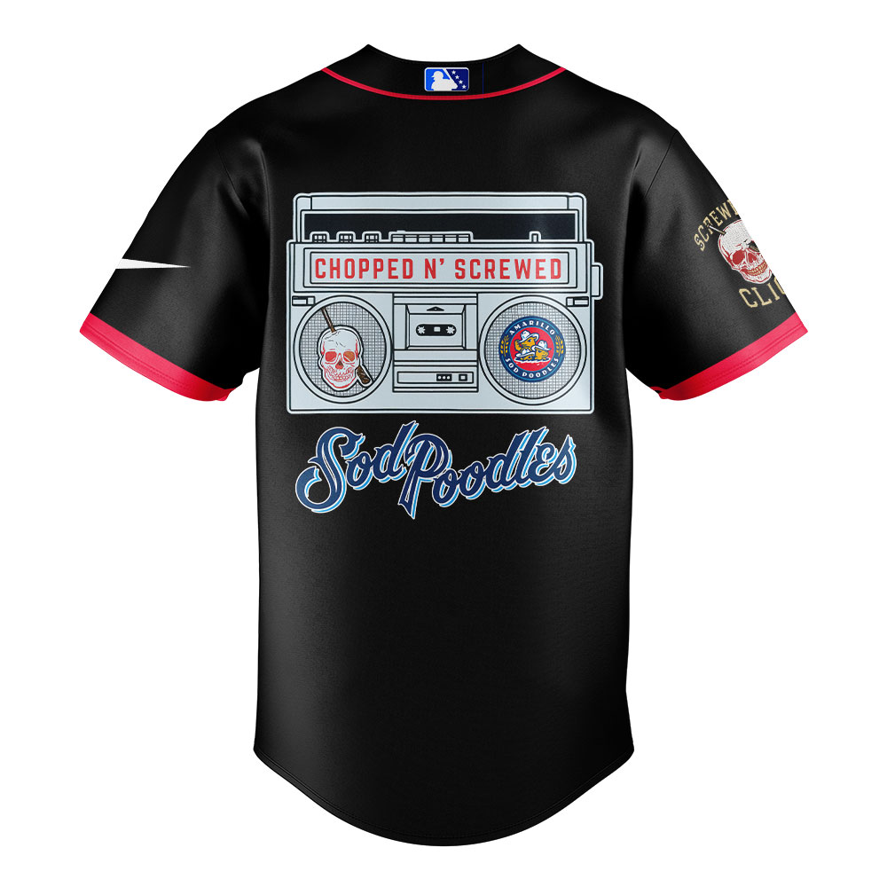 Amarillo Sod Poodles x DJ Screw Day 2025 Baseball Jersey Amarillo Sod Poodles x DJ Screw Day 2025 Baseball Jersey
