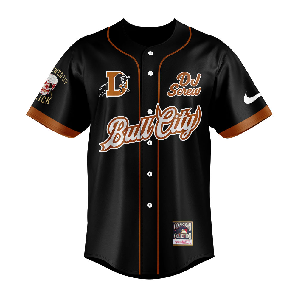 Durham Bulls x DJ Screw Day 2025 Baseball Jersey Durham Bulls x DJ Screw Day 2025 Baseball Jersey