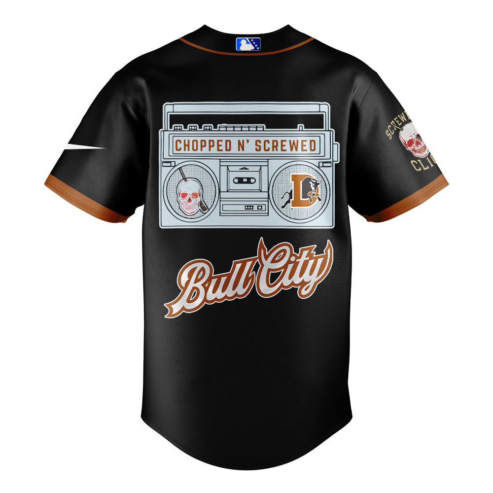 Durham Bulls x DJ Screw Day 2025 Baseball Jersey Durham Bulls x DJ Screw Day 2025 Baseball Jersey