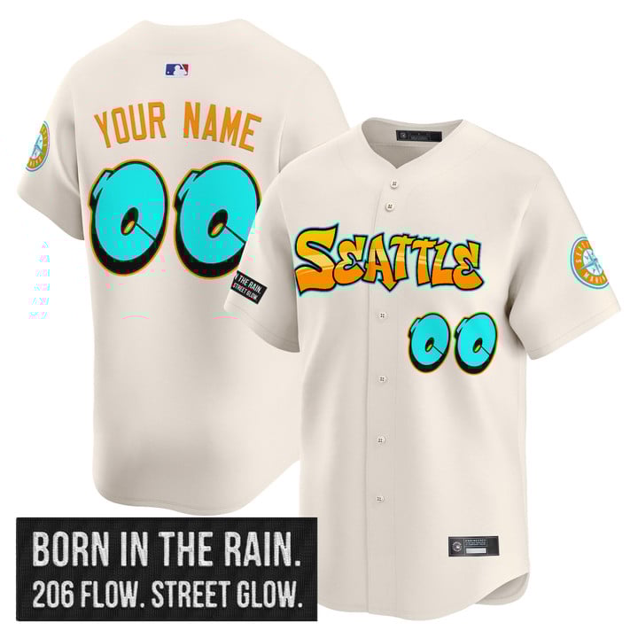 Seattle Mariners 'Graffiti Emerald Drop Edition' Special Baseball Jersey Seattle Mariners 'Graffiti Emerald Drop Edition' Special Baseball Jersey