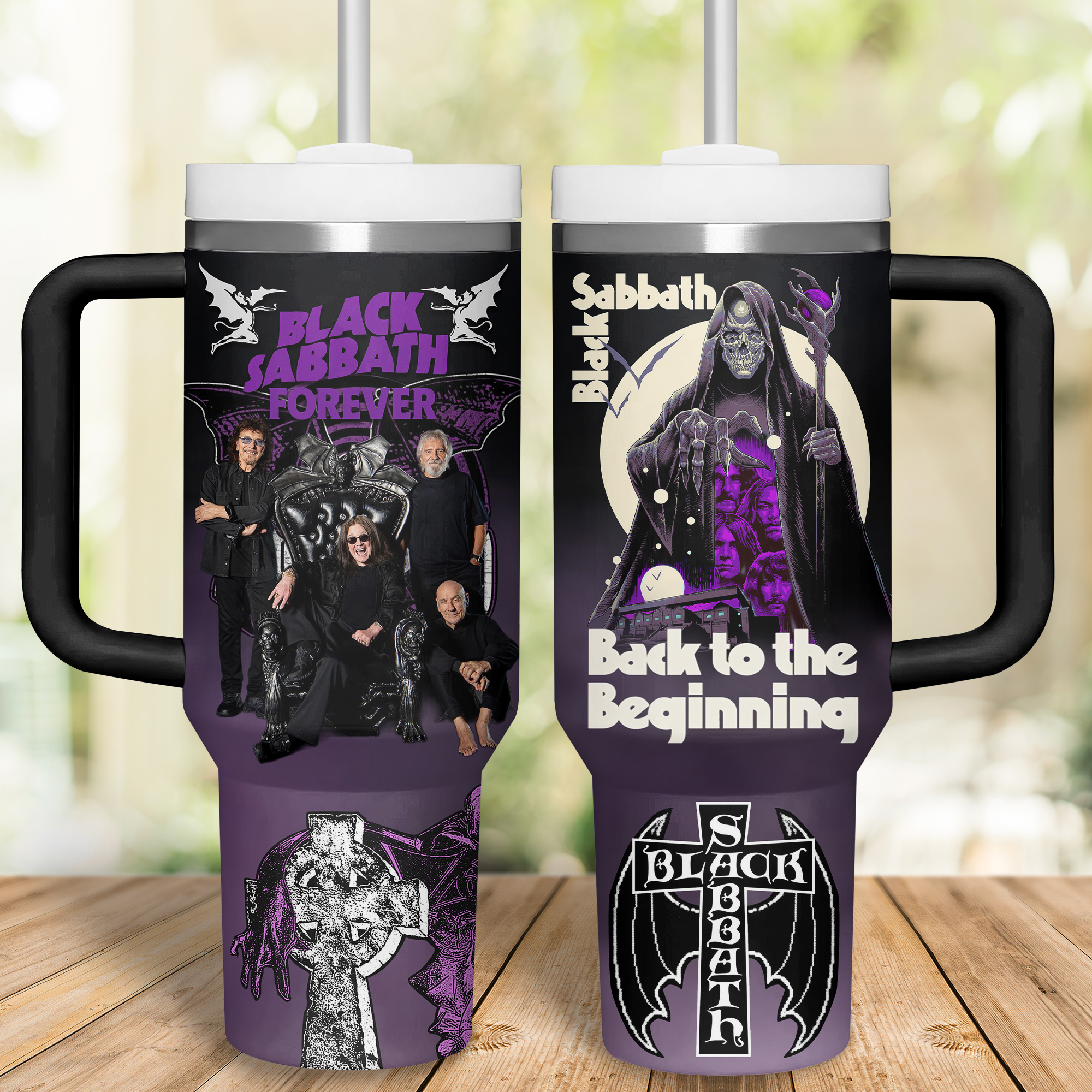 Black Sabbath 2025 Tour Gift For Fans 40oz Stanley Tumbler Black Sabbath 2025 Tour Gift For Fans 40oz Stanley Tumbler
