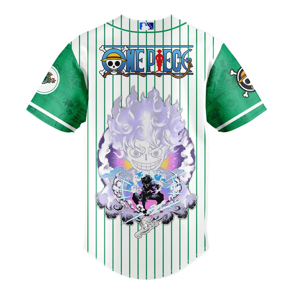 Norfolk Tides x Gear 5 Luffy Baseball Jersey Norfolk Tides x Gear 5 Luffy Baseball Jersey