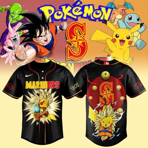 Seattle Mariners Pikachu x DragonBall Limited Edition Jersey