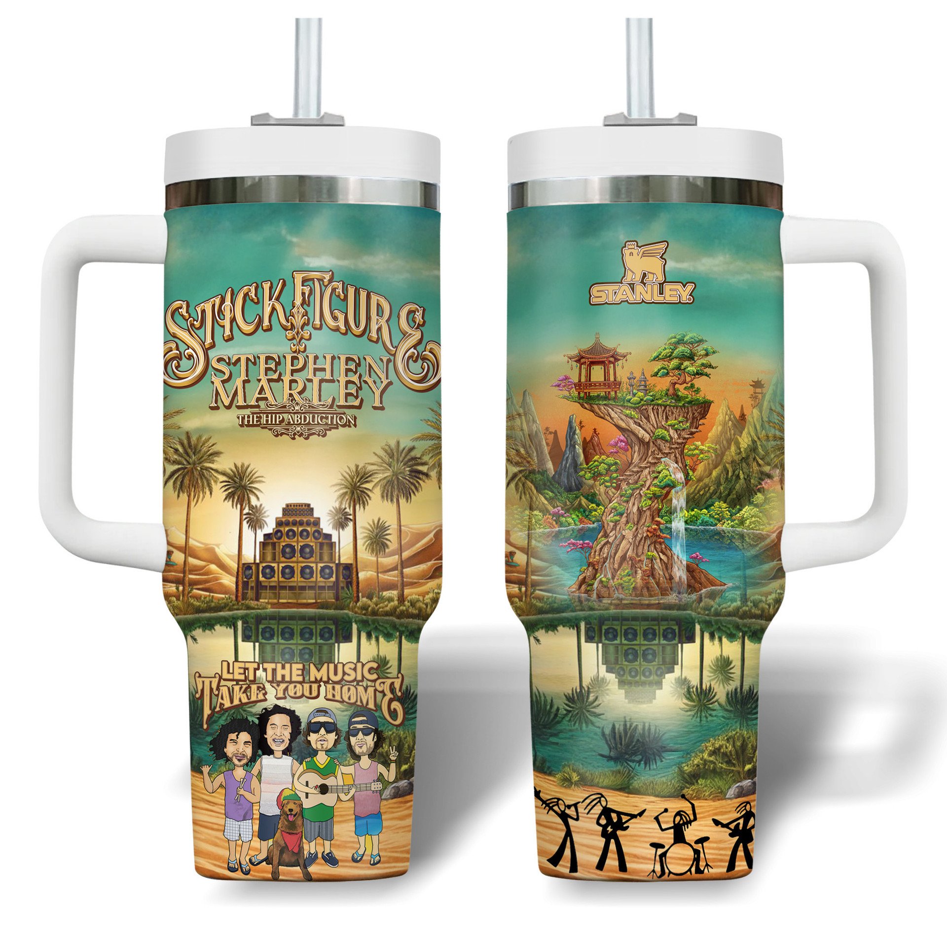 Island Holiday Tour Stanley Tumbler Cup Island Holiday Tour Stanley Tumbler Cup