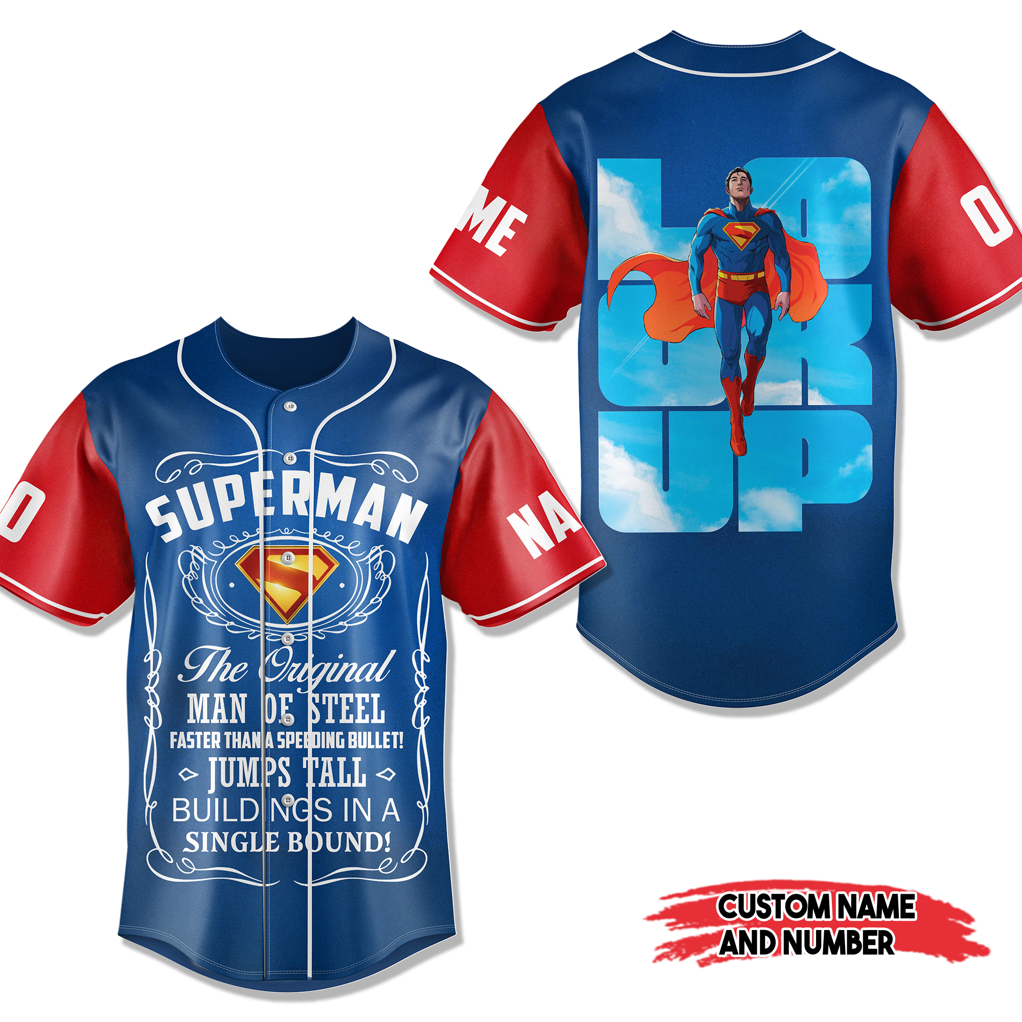 Superman DC Studios New 2025 Limited Edition Baseball Jersey Superman DC Studios New 2025 Limited Edition Baseball Jersey